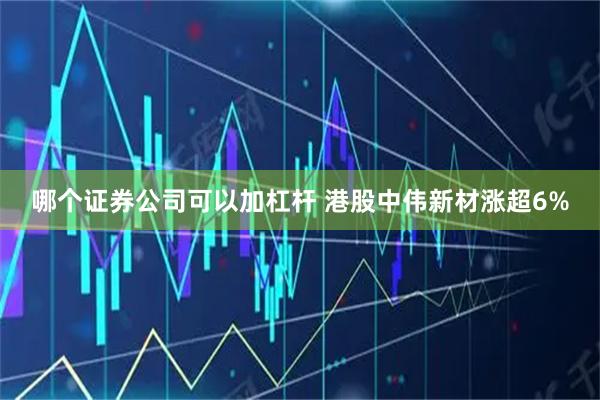 哪个证券公司可以加杠杆 港股中伟新材涨超6%