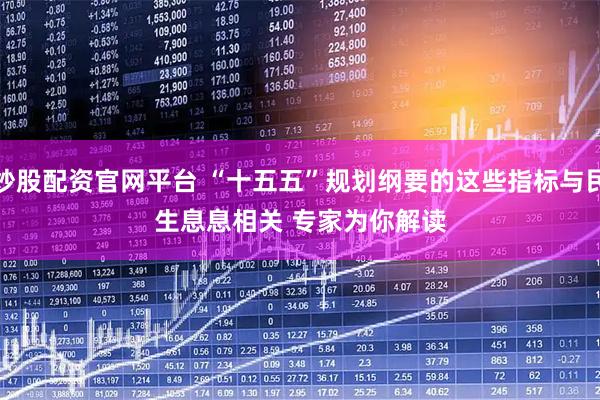 炒股配资官网平台 “十五五”规划纲要的这些指标与民生息息相关 专家为你解读